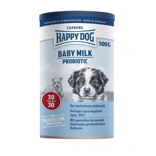 شیر خشک پروبیوتیک توله سگ  هپی داگ/ 500 گرمی/ Happy Dog Supreme Baby Milk Probiotic
